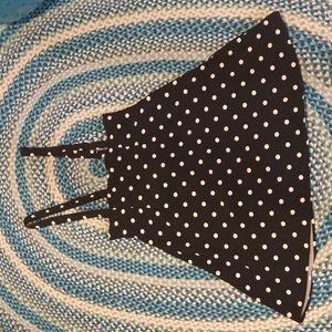 Polka dot suspender skirt